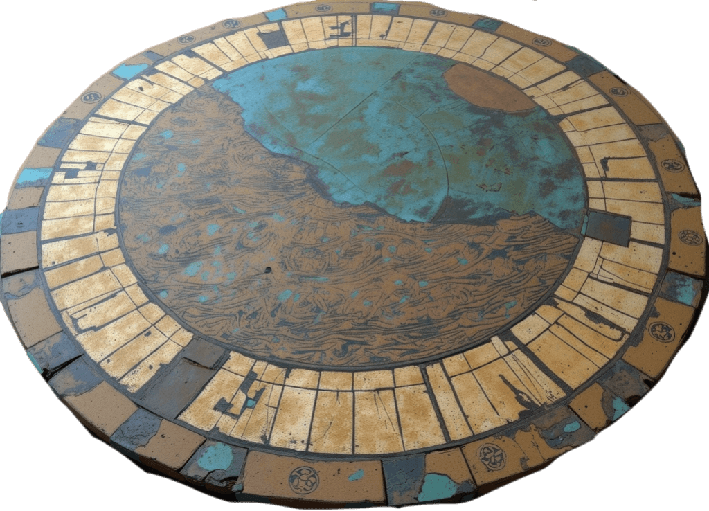 astrolabe - Celtic Gael mythology by Emma-Jane MacKinnon-Lee