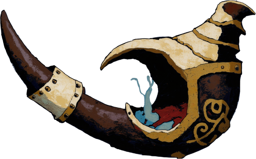 battlehorn - Celtic Gael mythology by Emma-Jane MacKinnon-Lee