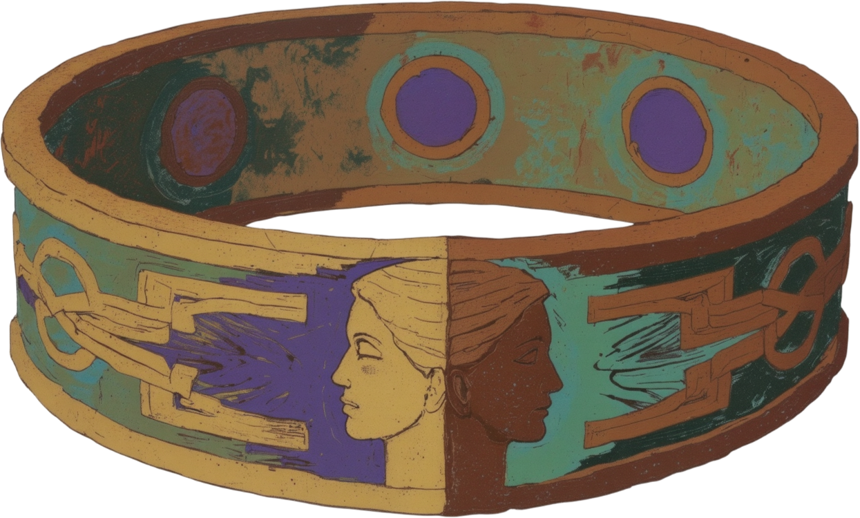 ring - Celtic Gael mythology by Emma-Jane MacKinnon-Lee