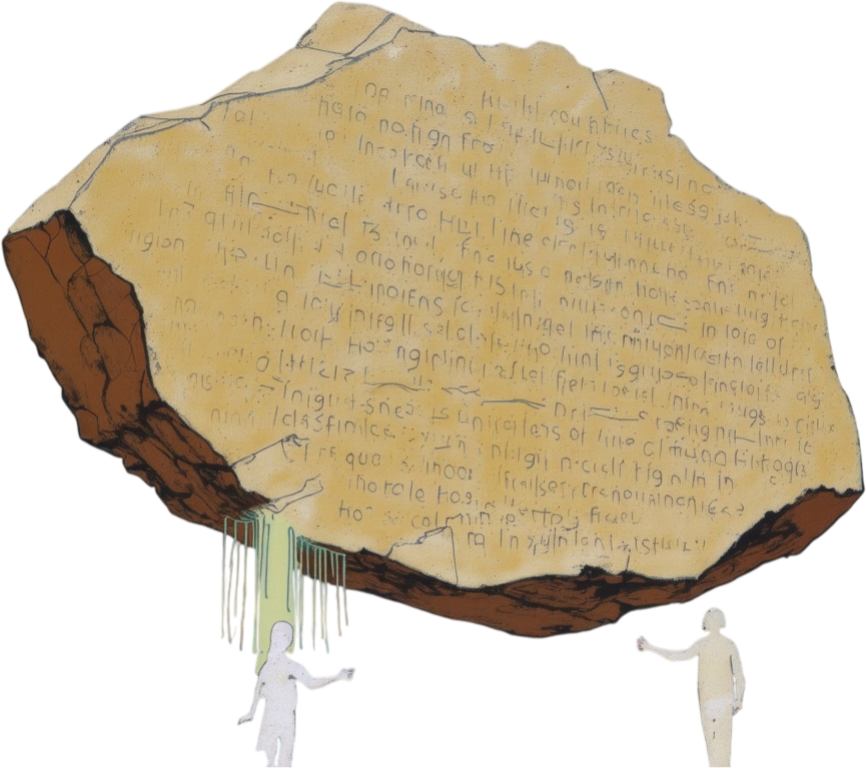 slab - Celtic Gael mythology by Emma-Jane MacKinnon-Lee