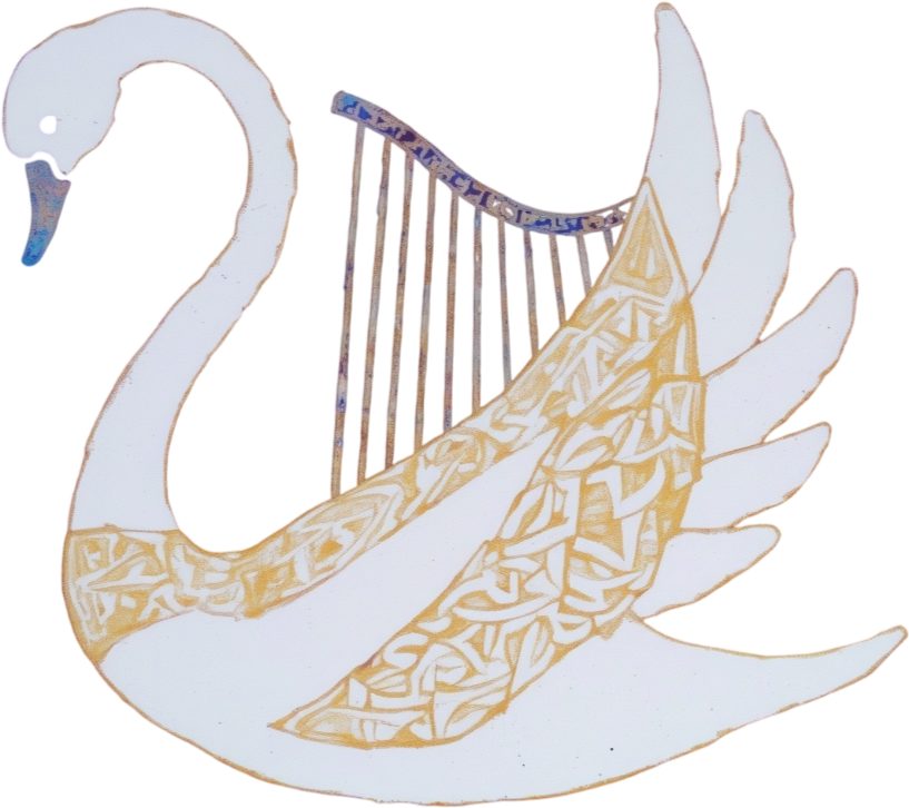 swanharp - Celtic Gael mythology by Emma-Jane MacKinnon-Lee